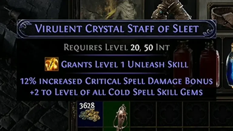 poe2 caster weapon